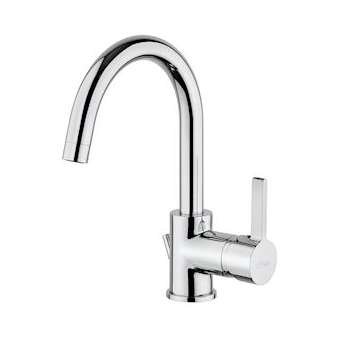 Mitigeur lavabo bec haut mobile corps lisse HOBY|Paini france-PIN92CR250H
