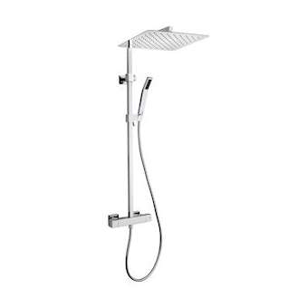 Colonne de douche square400 avec bras de 450mm|Paini france-PIN97CR400TH