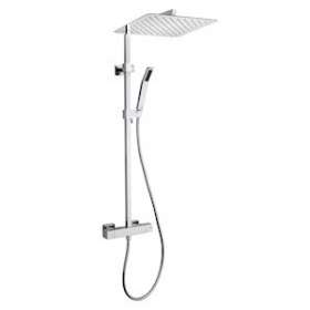 Colonne de douche square400 avec bras de 450mm|Paini france-PIN97CR400TH