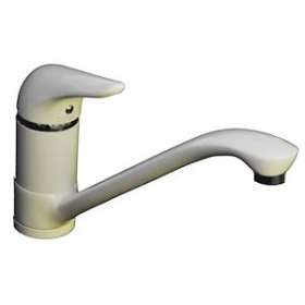 Mitigeur évier avec bec fondu luxe atomix blanc|Paini france-PIN67400B