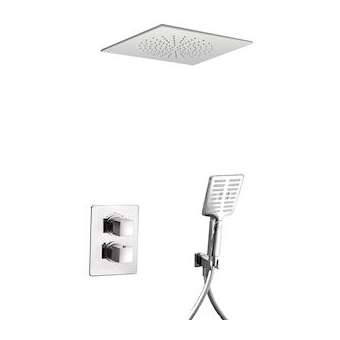 Formule b/douche encastrée version plafonnier plaza chrome|Paini france-PIN84350THA