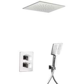 Formule b/douche encastrée version plafonnier plaza chrome|Paini france-PIN84350THA