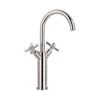 Mélangeur lavabo réhaussé TUBOS sans tirette|Paini france-PINFHCR617