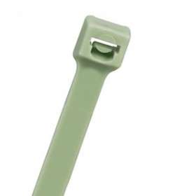 Collier PLT Résist agression chimique,188X4,8mm,Polyprop,Vert,Cdt:1000 (sachet)|Panduit Composants Industriels-PNUPLT2S-M109