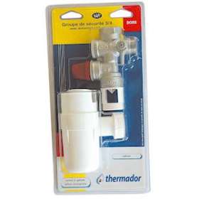 Grpe de Sécurité + Siphon Pmax 10kW sous Blister|Thermador-TMRBGSS