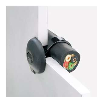 Collier porte diam 8-21mm,257X7,6mm,PA 6.6,Noir Res hau tem UV,Cdt:250 (sachet)|Panduit Composants