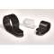 Bride plastique à visser pour câble de diamètre 8 mm en PA66HS noir - H4P