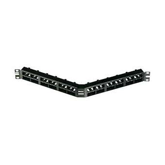 Patch Panel, 48 Port, Angled, All Metal,|-PUICPA48BLY