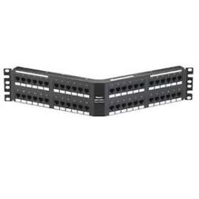 Punchdown Patch Panel, Cat 6A, Angled, 4|-PUIDPA486X88TGY