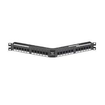 Punchdown Patch Panel, Cat 5e, Angled, 2|-PUIDPA245E88TGY