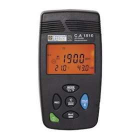 CA 1510 Mesure CO2/TDEG/RH enregistreur noir|Chauvin arnoux-CHXP01651010