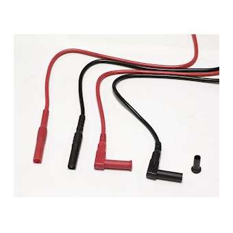 Cordons PVC 1,5m DM4-CM4 CAT4 600V RD/BK|Chauvin arnoux-CHXP01295289Z
