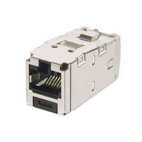 Mini-Com Keyed Module, Cat 6A, Shielded,|-PUICJSK6X88TGBL
