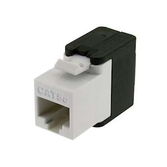 Noyau blanc CAT5e non blindé UTP sans outil|Gigamedia-GGMPRJC5UTL