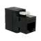 Noyau noir CAT5e non blindé UTP sans outil