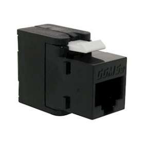 Noyau noir CAT5e non blindé UTP sans outil|Gigamedia-GGMPRJC5UTLBK