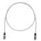 Copper Patch Cord, Cat 6A, Intl Gray S/F