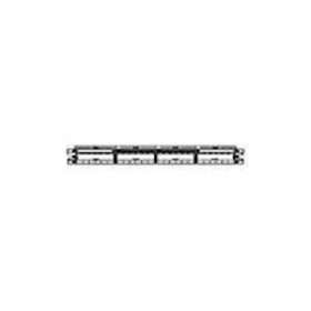QN All Metal Patch Panel, Flat, 24 Port,|-PUIQSP24BL