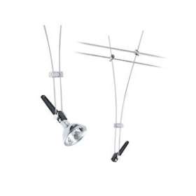 Système Câble Light&Easy Spot Comet max,1x50W GU5,3 Chrome 12V Métal|Paulmann-PUA9711229