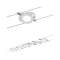 Kit câble DC LED kit RoundMac 6x4W blanc mat 230V/12V DC 36VA métal