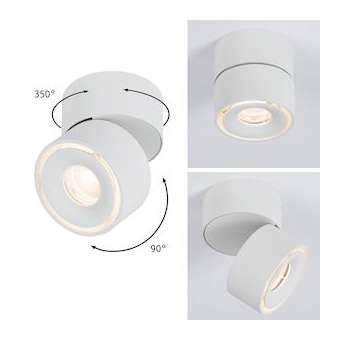Encastré Spircle 8W 36DEG 3000K 230/40V Blanc mat/Alu|Paulmann-PUA93373