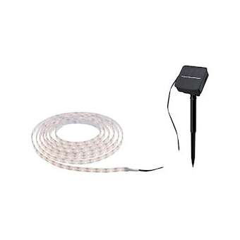 Strip LED solaire 3m blanc chaud avec Détecteur crépusc. batterie 0,3W 1,2V nr|Paulmann-PUA78896