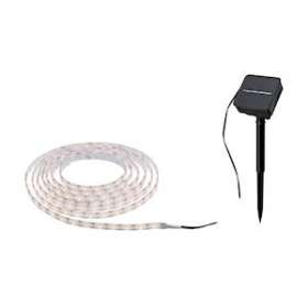 Strip LED solaire 3m blanc chaud avec Détecteur crépusc. batterie 0,3W 1,2V nr|Paulmann-PUA78896
