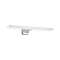 Applique Evie 300mm 3000K 230V Plastique chromé