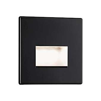 Kit ENC mural Special Edge carré LED 1x1,1W 230V Noir|Paulmann-PUA93094