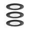 ENC Nova Coin rond fixe LED 3x6,5W 2700K 230V Noir mat/Alu|Paulmann-PUA94473