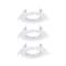 Kit Encastrés fixe max. 3x40W GU10 230V Blanc/Métal|Paulmann-PUA93392