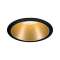 ENC Cole rond fixe max. 1x10W GU10 230V Noir mat/doré Alu/plastique|Paulmann-PUA93395