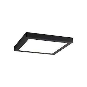 Pan LED WallCeiling Abia 300x300mm 22W Noir mat 230V plastique|Paulmann-PUA70985
