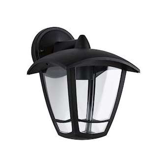 Applique extérieure 230V Classic Curved IP44 E27 Verre clair/Noir sans ampoule|Paulmann-PUA94392