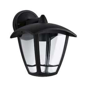 Applique extérieure 230V Classic Curved IP44 E27 Verre clair/Noir sans ampoule|Paulmann-PUA94392
