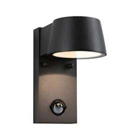 Applique extérieur 230V Capea 5W IP44 3000K Alu Gris + détecteur de mvt|Paulmann-PUA94453