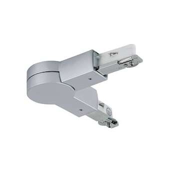 URail Connecteur articulatDEG max 1000W Cr dépoli 230V Métal|Paulmann-PUA96964