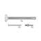 Syst,Câble L&E Renvoi d'angle/Support tubes à visser 1 paire 165mm Chrome
