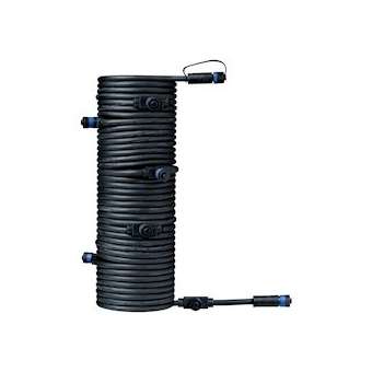 Extérieur Plug & Shine Câble 15m IP68 2x1,5qmm H07RN-F noir|Paulmann-PUA93931