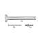 Syst,Câble L&E Renvoi d'angle/Support tubes à visser 1 paire 165mm Chrome