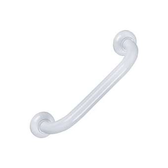 Barre d'appui droite 800 mm, tube alu. époxy D 30 mm, cache-fixations, blanche|Pellet asc-PT4049180