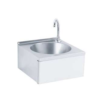 Lave-mains D 275 mm, 170x340x340 mm, inox aisi 304, 5 Litres, commande au genou|Pellet asc-PT4063500