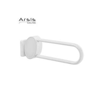 Barre relevable 600 mm, tube aluminium blanc D 38 x 25 mm, fixations invisibles|Pellet asc-PT4048660