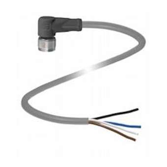 Cordon M12 4B Coude Femelle Longueur 10M PVC|Pepperl-fuchs div fa-PLFV1-W-10M-PVC
