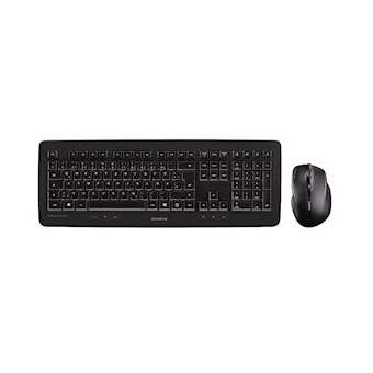 CHERRY DW 5100 - Ens clavier&souris radio 2.4 GHz - FR noir souris ergonomique|Cherry-CY1JD-0520FR-2