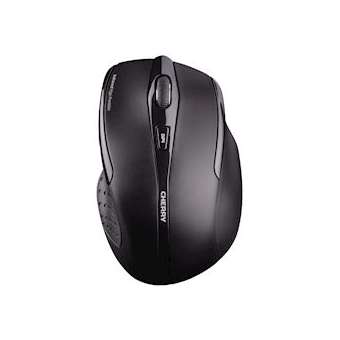 CHERRY MW 3000 - Souris ergonomique infrarouge 5B sans fil 2.4 GHz nano USB noir|Cherry-CY1JW-T0100