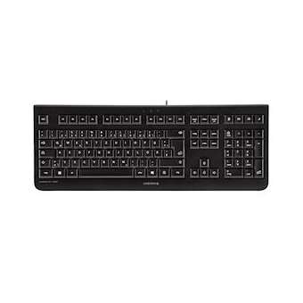 CHERRY KC 1000 Clavier 105+4 touches, marquage laser, USB noir|Cherry-CY1JK-0800FR-2