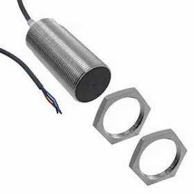 M30, blindé, sn: 15mm, l: 66(86)mm, 12-24vcc, pnp, no+nf, câble 5m|Omron electronics-OMRE2A-M30LS15-WP-B35M