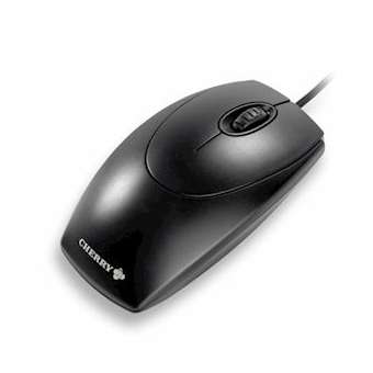 CHERRY WheelMouse M-5450 - Souris optique éco, 3 boutons, filaire, USB/PS2, noir|Cherry-CY1M-5450