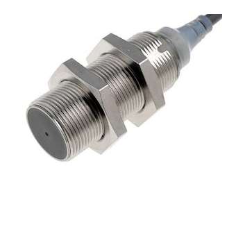 M18, blindé, sn: 8 mm, l: 39(59) mm, 12-24 vc.c., pnp, no, câble 2 m|Omron electronics-OMRE2A-M18KS08-WP-B12M